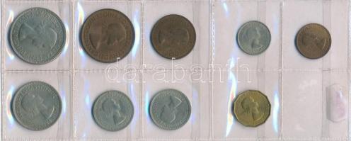 Nagy-Britannia 1953. 1f-1/2C (9xklf) forgalmi sor berakólapon T:1-
Great Briatin 1953. 1 Farthing -...