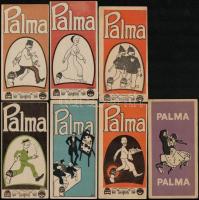 7 db különböző Palma számolócédula