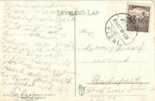 Várpalota, Község látképe, vasútállomás, gőzmozdony (EK)