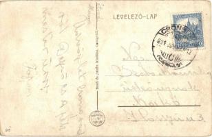 Csongrád, Hősök szobra. Bozó és Justin kiadása (EB)