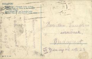 Budapest V. Apponyi tér (Ferenciek tere), Kossuth Lajos utca, templom, villamos, automobil, Szénásy,...