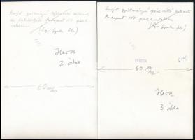 Önkiszolgáló posta 4 db eredeti fotó. Eredeti. publikált fotók  17x12 cm