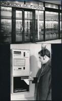 Önkiszolgáló posta 4 db eredeti fotó. Eredeti. publikált fotók  17x12 cm