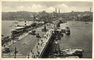 Constantinople, Istanbul - 2 pre-1945 town-view postcards, automobile, tram