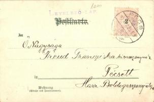 1899 Runden des Feuerschiffes / Lith-Artist Anstalt (vorm. Gebrüder Obpacher) München Serie XII. No....