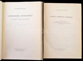 Csathó Kálmán:
Ilyeneknek láttam őket. Régi Nemzeti Színházi arcképalbum. Bp.,1960, Magvető. Kiadói...