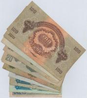 1944. 1P-100P (10x) "A Vörös Hadsereg Parancsnoksága" T:III,III-