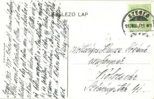 Szeged, Kass Vigadó, este, villamos (EK)