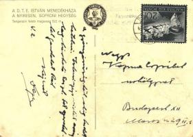 Nyíres (Soproni-hegység), A DTE (Dunántúli Turista Egyesület) István menedékháza (fl)