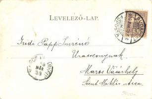 Budapest V. Nemzeti lovarda. Schmidt Edgar kiadása (kopott sarkak / worn corners)