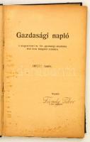 1930-1931 Gazdasági napló a magyaróvári m. kir. gazdasági akadémia elsőéves hallgatói számára, kitöl...