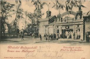 1900 Budapest XIV. Városliget, Első Budapesti Variete Színház. Schmidt Edgar kiadása (EK)