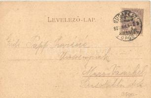 1900 Budapest XIV. Városliget, Első Budapesti Variete Színház. Schmidt Edgar kiadása (EK)