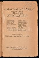 A magyar kabaré tízéves antológiája. Összeállították Balassa Emil-Emőd Tamás. Bp.,é.n., Dick Manó. Á...