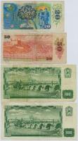 Szlovákia 1993. (1961) 100K (2x) + (1987) 50K + (1988) 20K mindegyik szlovák bélyeggel T:III,III-
S...