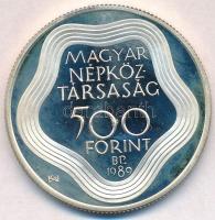 1989. 500Ft Ag "Nyári olimpia - Barcelona" T:PP ujjlenyomat, fo.
Adamo EM110