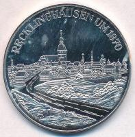 Németország DN Recklinghausen jelzett Ag emlékérem dísztokban (19,95g/0.900/34mm) T:PP ujjlenyomat Germany ND Recklinghausen hallmarked Ag commemorative medallion in case (19,95g/0.900/34mm) C:PP fingerprint