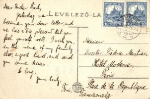 Szolnok, mozaiklap: park, Tisza híd, Tisza szálloda, Damjanich-szobor, Városháza (fa)