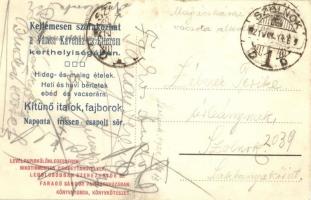 Szolnok, Szapáry utca, Nemzeti Szálloda, étterem és kávéház, Szolnoki Ipartestület, Hitelbank. hátol...