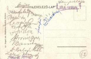 Szolnok, Nemzeti szálloda, kávéház és étterem, hintók. Szigeti felvétele (EK)