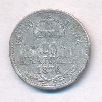 1876KB 10Kr Ag "Ferenc József" T:2-,3 ph.
Adamo M10.1