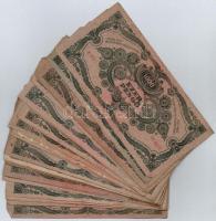 1945. 1000P (30x) legtöbb piros "MNB" bélyeggel T:III,III-