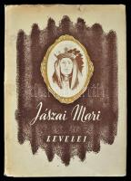 Jászai Mari levelei. Sajtó alá rendezte: Kozocsa Sándor. Bp., 1944, Dr. Pintér Jenőné. Kiadói félvászon-kötés, kiadói papír védőborítóban.