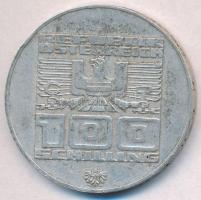 Ausztria 1976. 100Sch Ag "Innsbruck - XII. téli olimpia / Lesikló sánc" T:2
Austria 1976....