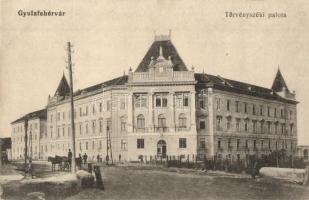 Gyulafehérvár, Karlsburg, Alba Iulia; Törvényszéki palota. Weisz Bernát kiadása / court