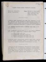 Vegyes papírrégiség tétel, mappában, közte Keresztury Dezső (1904-1996) író, költő, irodalomtörténés...