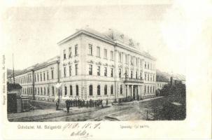 Máramarossziget, Sighetu Marmatiei; Igazságügyi palota. Berger Miksa kiadása / Palace of Justice (r)