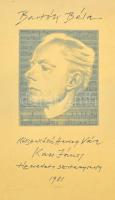 Kass János (1927-2010): Bartók Béla - Kékszakállú herceg vára. Szitanyomat, papír, jelzés nélkül, számozott (50/100), foltos, kis szakadással, sérült, 60×40 cm