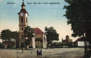 Párkány, Stúrovó; Szent Imre tér, Római katolikus templom / square, church (EK)