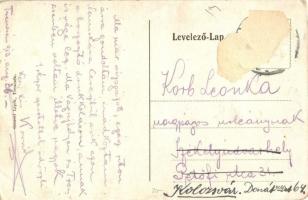 Trencsén, Trencín; látkép, vár. Gansel Lipót kiadása / castle (Rb)