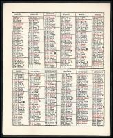 1936 Szegedi kis kalendárium, Buday György illusztrációival, 11x7 cm