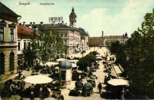 Szeged, Széchenyi tér, piac