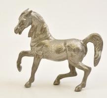 Ló levélnehezék, festett fém, m: 12,5 cm