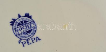 Boch ovális tál, matricás, jelzett, 32×22,5 cm