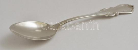 Ezüst (Ag.) finn kanálkészlet, 6 db, saját dobozában, jelzettek, h: 11,5 cm, nettó 79,3 g