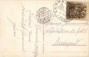 Losonc, Lucenec; utcaképek / street views "1938 Losonc visszatért" So. Stpl