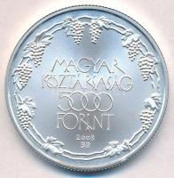 2008. 5000Ft Ag "Tokaji Történelmi Borvidék" T:BU 
Adamo EM219