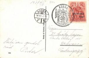 Ungvár, Uzshorod, Uzhorod; 1938 Kassa visszatért So. Stpl