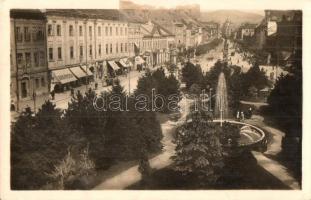 Kassa, Kosice; Stefanikova utca, Aranyosi üzlete / ulica / street, shops, 1938 Kassa visszatért So. Stpl