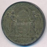 1939. 5P Ag "Horthy balra" T:2 patina
Adamo P8.2
