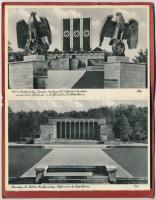 Nürnberg, Nüremberg; Reichsparteitag / swastika - leporello postcard booklet with 10 cards