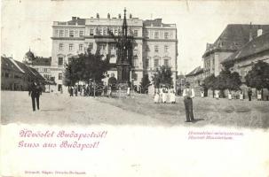 1899 Budapest I. Szent György tér, M. kir. Honvédelmi Minisztérium. Schmidt Edgar kiadása (kis szakadás / small tear)