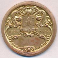 1934. "Szombathelyi Ünnepi Hét 1934. IX. 1-10." aranyozott fém emlékérem "HAWEL BP&qu...