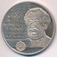 Képíró Zoltán (1944-1981) 1975. "150 éves a Magyar Tudományos Akadémia" Ag emlékérem (30,4...