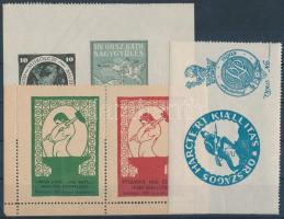 1918-1921 3 pár kisív-levélzáró