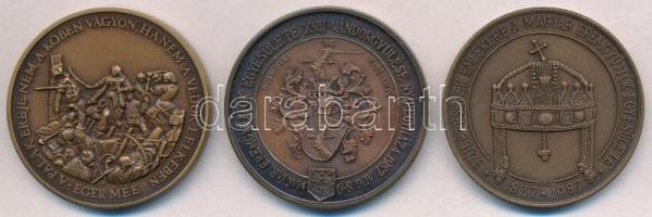 Bognár György (1944-) 1988. "125 éve született Gárdonyi Géza 1863-1988 / Eger MÉE" Br emlé...